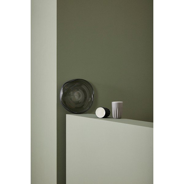 Szürke üveg tál szett 2 db-os ø 30 cm Bow – Hübsch-image-1