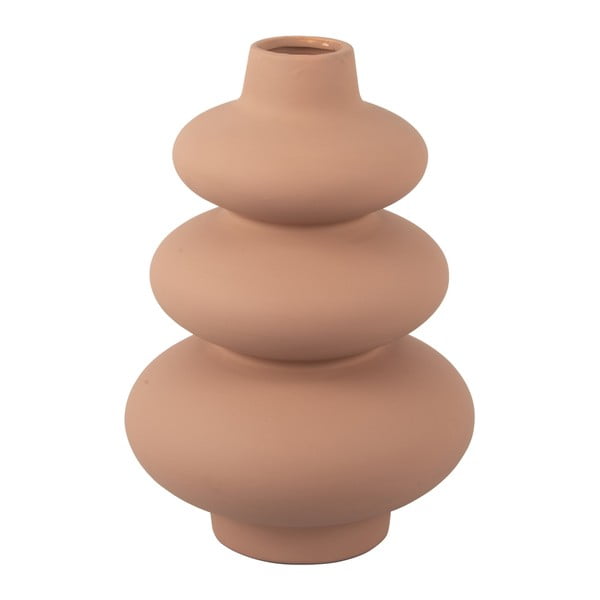 Circles bézs kerámia váza, magasság 28,5 cm - Karlsson