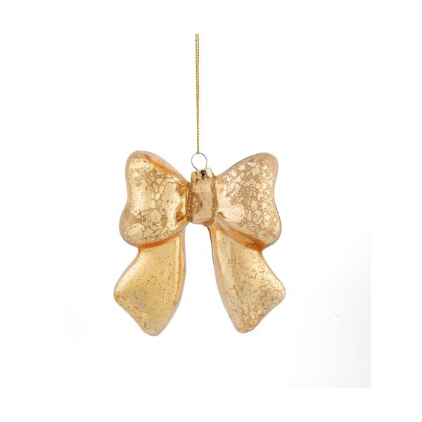Üveg karácsonyfadísz 3,5 cm Bow – Sass & Belle