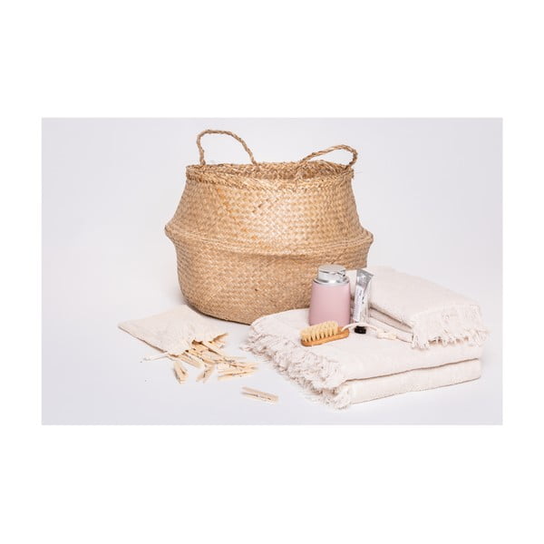 6 db krémszínű 100% pamut törölköző és 2 db fürdőlepedő - Bonami Selection-image-3