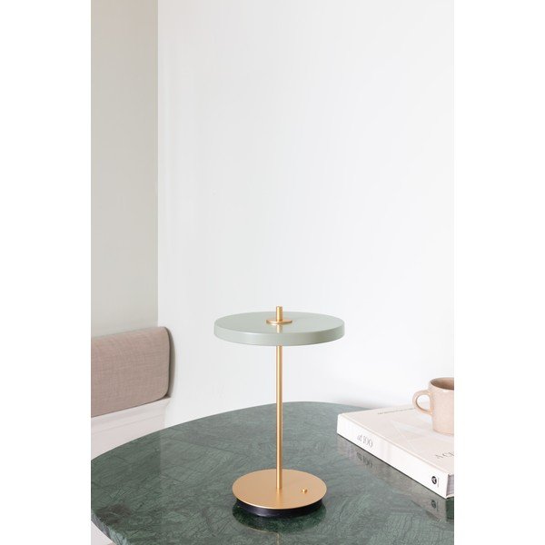 Világoszöld LED szabályozható asztali lámpa fém búrával (magasság 31 cm) Asteria Move – UMAGE-image-1