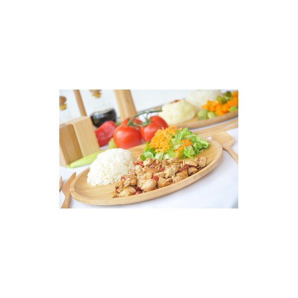 Penne bambusz tálca, ⌀ 28 cm - Bambum-image-1