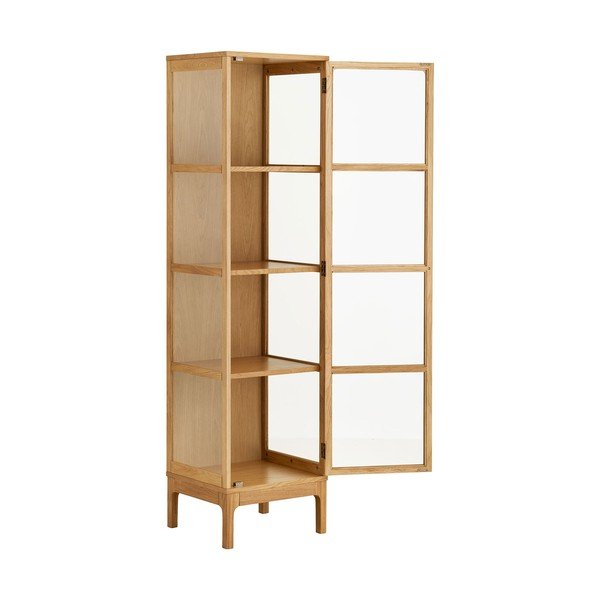 Natúr színű tálalószekrény 47x180x40 cm Zamora – House Nordic-image-3