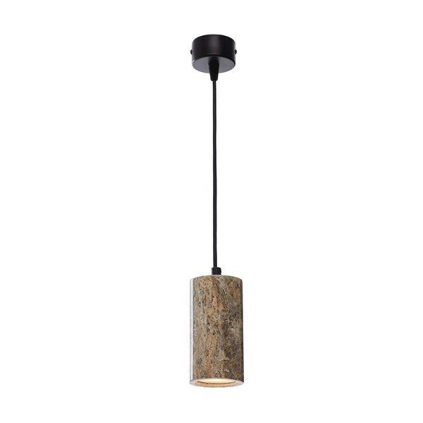 Szürke függőlámpa kő búrával ø 6,5 cm Selma – Opviq lights