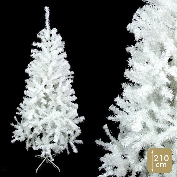 Fehér műfenyő, magasság 210 cm - Unimasa-image-1