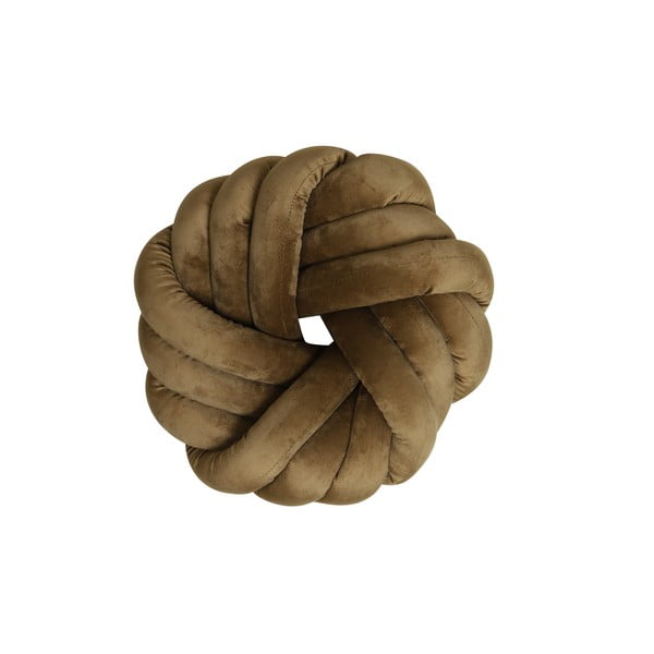 Bársony díszpárna ø 33 cm Knot – Light & Living