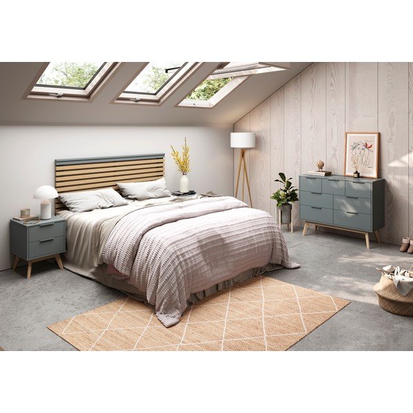 Szürkészöld éjjeliszekrény Pisco – Marckeric-image-1