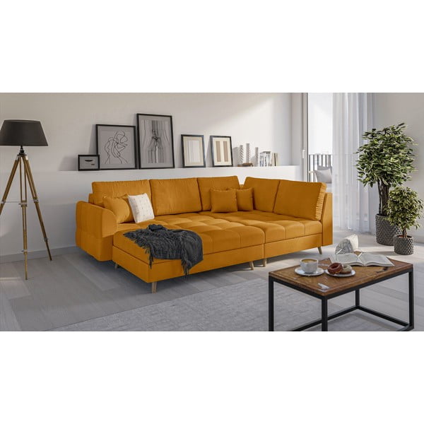 Mustársárga lábtartó Ariella – Ropez-image-3