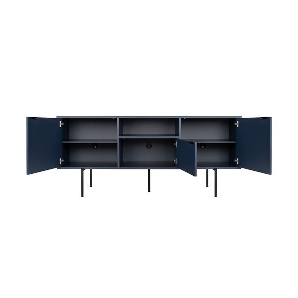 Sötétkék TV-állvány 180x79x50 cm Bau – noo.ma-image-3