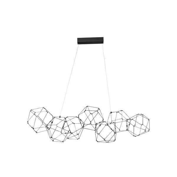 Fekete alumínium LED függőlámpa Nebula – Nova Luce