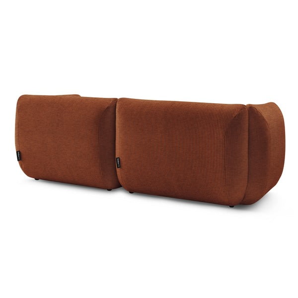 Narancssárga kordbársony kanapé 260 cm Lecomte – Bobochic Paris-image-4