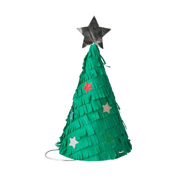 Parti sapka készlet 6 db-os Christmas Tree - Meri Meri