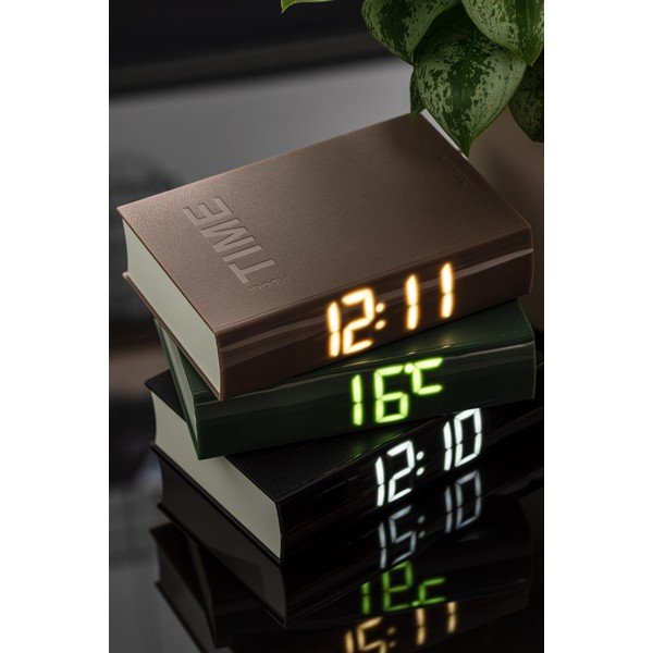 Book zöld LED ébresztőóra - Karlsson-image-1