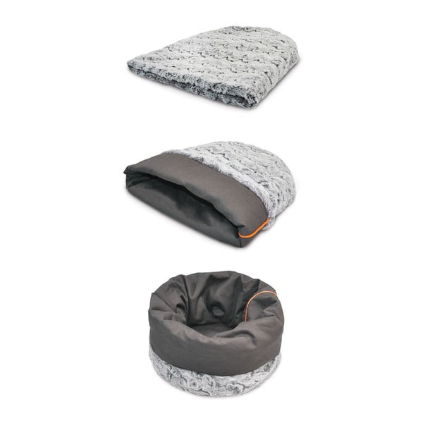 Szürke fekhely kisállatoknak ø 33 cm Snuggle Bed 3in1 Husky Grey S – P.L.A.Y.-image-2