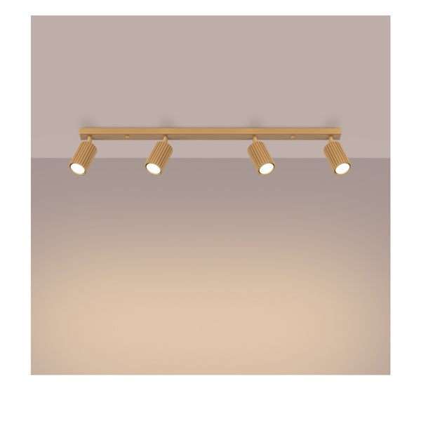 Aranyszínű spotlámpa 6,5x81 cm Gleam – Sollux-image-2