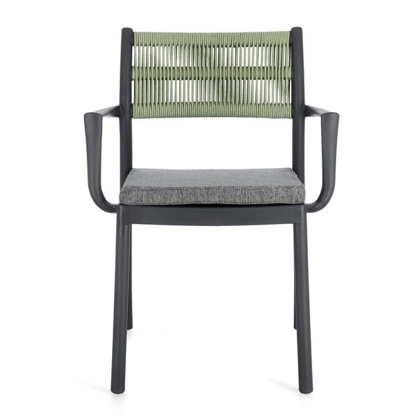 Szürke műanyag kerti szék szett 4 db-os Alvin   – Bizzotto-image-2