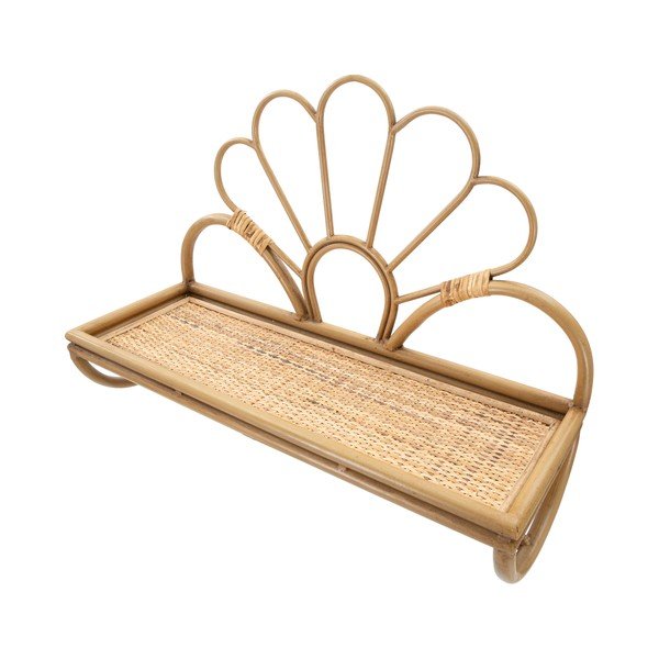 Natúr színű rattan fali polc Panama – Mauro Ferretti-image-2