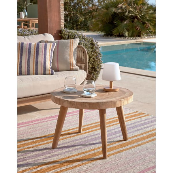 Natúr színű LED szabályozható asztali lámpa (magasság 22 cm) Ambar – Kave Home-image-1