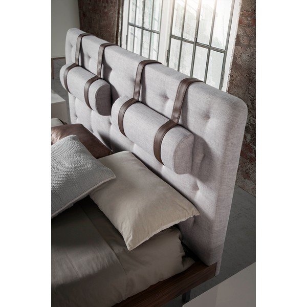 Olivia franciaágy diófa lábakkal, 150 x 200 cm - Ángel Cerdá-image-4