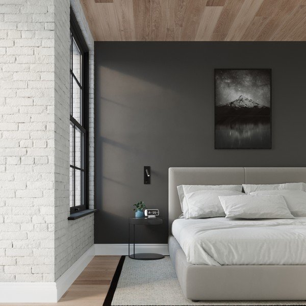 Fekete fém fali lámpa Chimery – Sollux-image-4