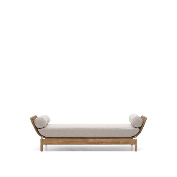 Natúr színű akácfa kerti kanapé Catalina – Kave Home