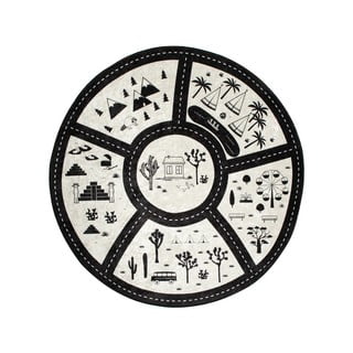 Black City gyerekszőnyeg, ⌀ 140 cm