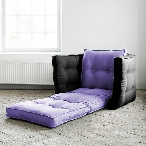 Dice Violet/Gray kinyitható fotel - Karup-image-1