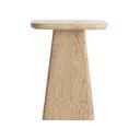 Tárolóasztal kő asztallappal 40x40 cm Kepami – Light & Living