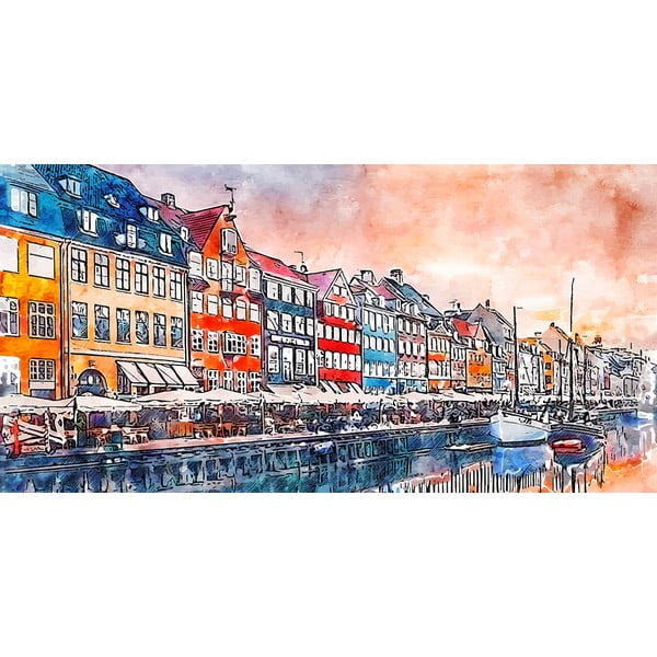 Kép 80x40 cm Copenhagen – Fedkolor