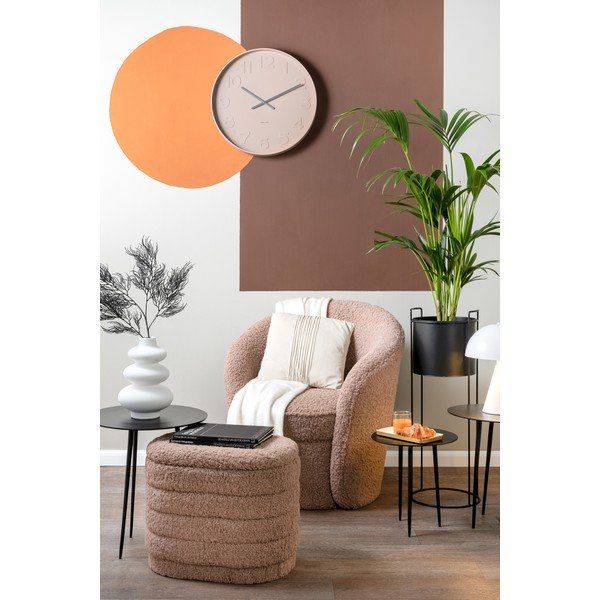 Cuddly barna ovális puff tárolóhellyel - Leitmotiv-image-1