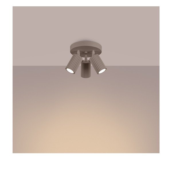 Szürkésbarna fém spotlámpa Gleam – Sollux-image-1