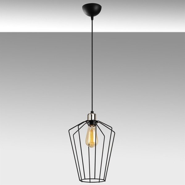 Desponia fekete fém függőlámpa - Opviq lights-image-1