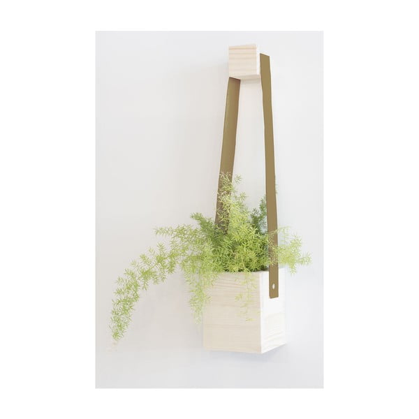 Colgante barna fenyőfa kaspó, 17 x 62 cm - Surdic-image-3