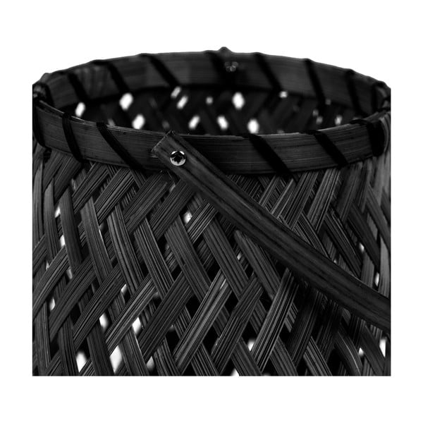 Bamboo Lantern fekete bambusz lámpás, ⌀ 18 cm - Compactor-image-1