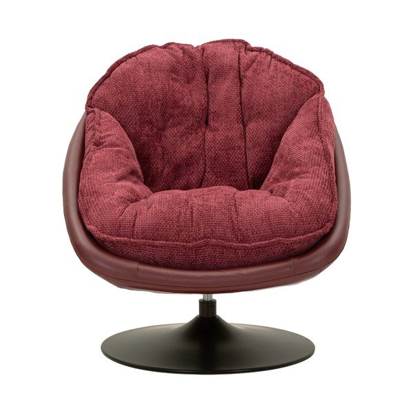 Borvörös forgó fotel Retro Style – Mauro Ferretti-image-2