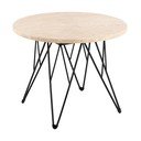 Kerek tárolóasztal márvány dekoros asztallappal ø 55 cm Prunus – Actona