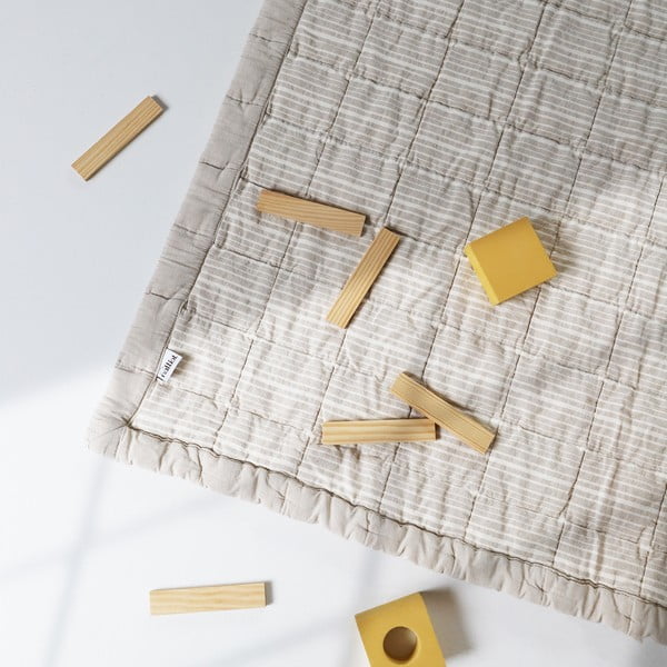 Krémszínű játszószőnyeg Anna – Nattiot-image-1