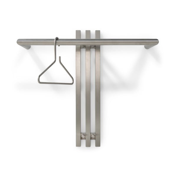 Ezüstszínű fém fali fogas 65 cm Senza – Spinder Design-image-2