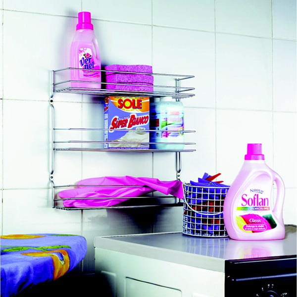 Fali acél fűszertartó állvány – Metaltex-image-1