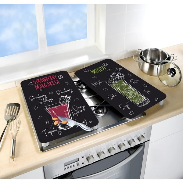 Tűzhely fedőlap szett 2 db-os 30x52 cm Margarita – Wenko-image-2