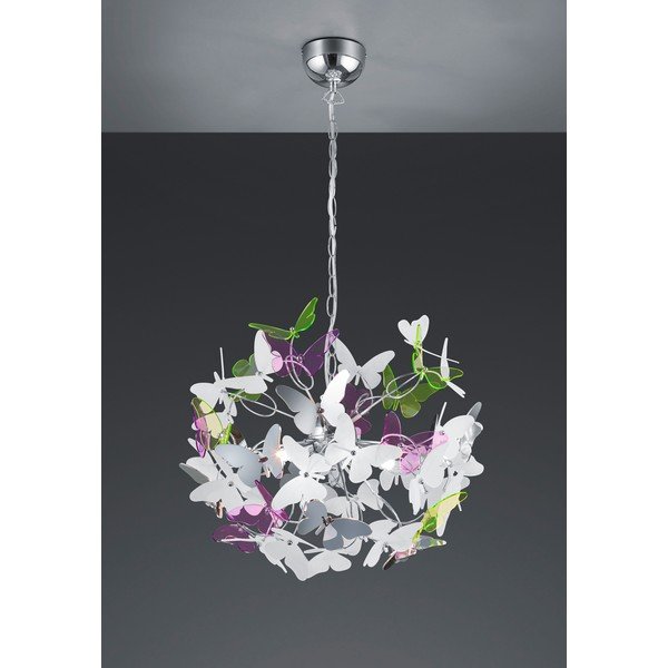 Gyerek függőlámpa műanyag búrával ø 50 cm Butterfly – Reality-image-3