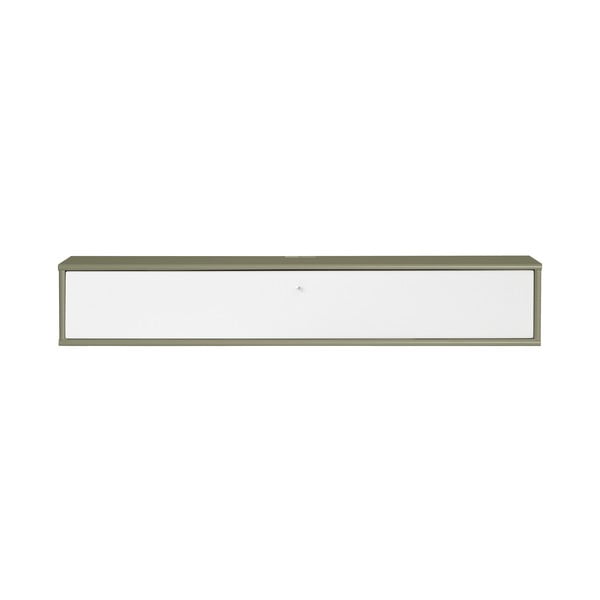 Fehér-khaki TV-állvány 133x22x32,5 cm Mistral – Hammel Furniture