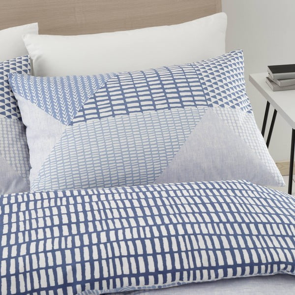 Kék ágyneműhuzat 200x200 cm Larsson Geo - Catherine Lansfield-image-2