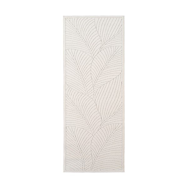 Krémszínű kültéri-beltéri futószőnyeg 80x250 cm Nova 1203 – Ayyildiz Carpets