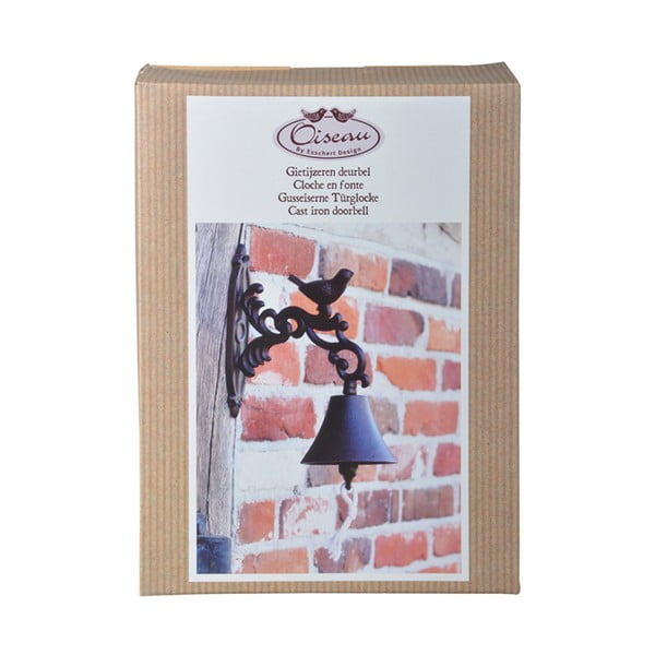 Birdy öntöttvas fali csengő ajándékcsomagolásban - Esschort Design-image-4