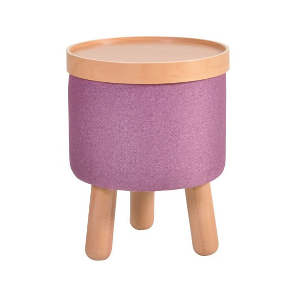 Molde lila ülőke bükkfa elemekkel és levehető ülőlappal, ⌀ 35 cm - Garageeight