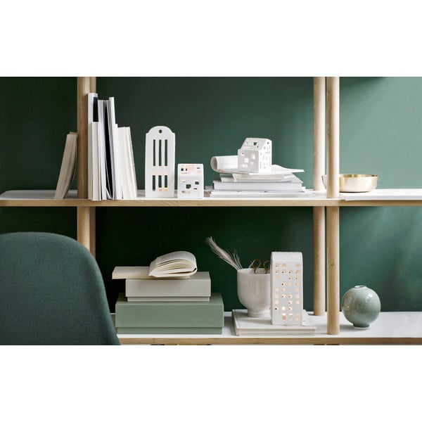 Urbania Lighthouse Functio fehér kerámia gyertyatartó - Kähler Design-image-4