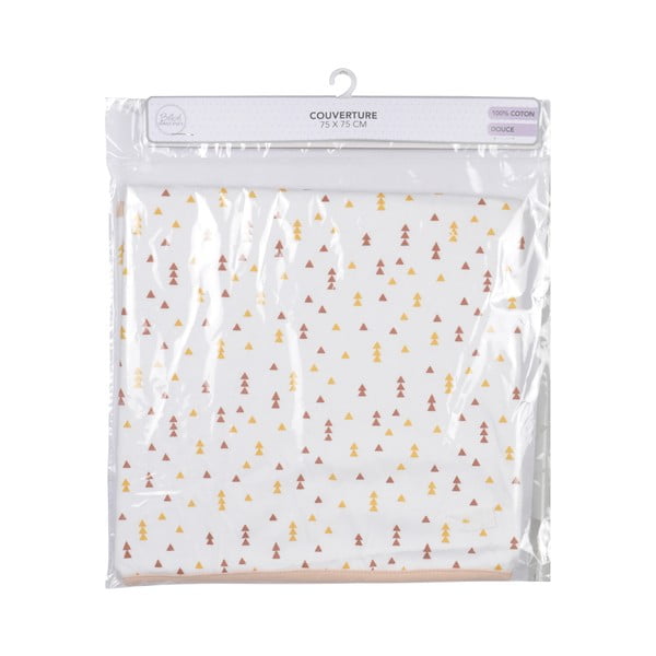 Fehér pamut gyerek takaró 75x75 cm Forest – Bébé Douceur-image-1
