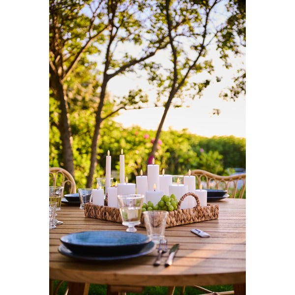 Fehér tölthető fénydekoráció készlet 3 db-os Smilla – Sirius-image-4