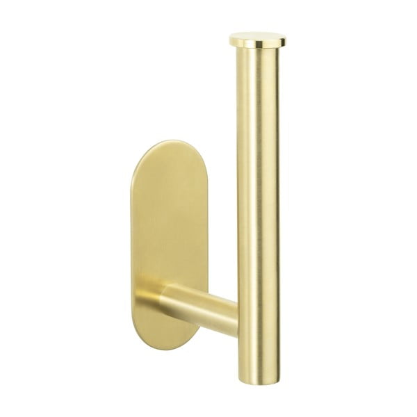 Öntapadós rozsdamentes acél WC-papír tartó Orea Gold – Wenko-image-3